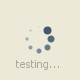 BusyAffordance started... (animated spinning icon)