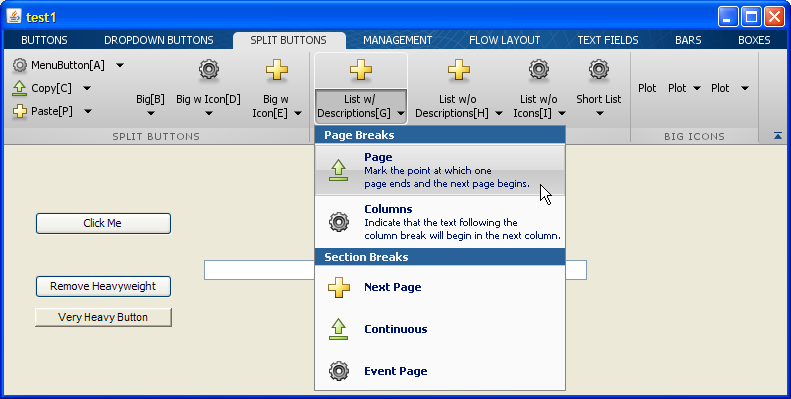 Matlab's new Toolstrip (click to zoom)