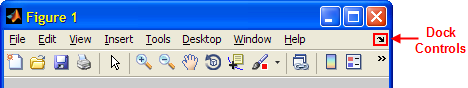 Matlab figure docking control