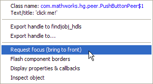 Item-specific context-menu