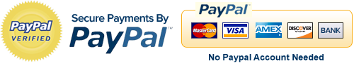 Secure payment via PayPal