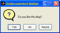 Closing a modal dialog may hang Matlab