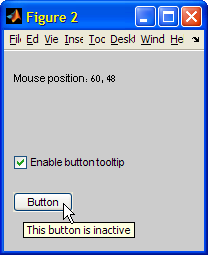 Tooltip on an inactive button