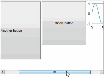 Scrollable Matlab container